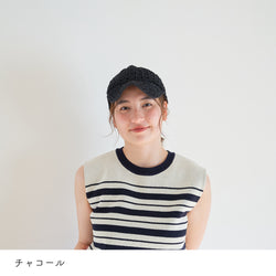 sawada itto：サワダイット-SHANA-バックリボンキャップ