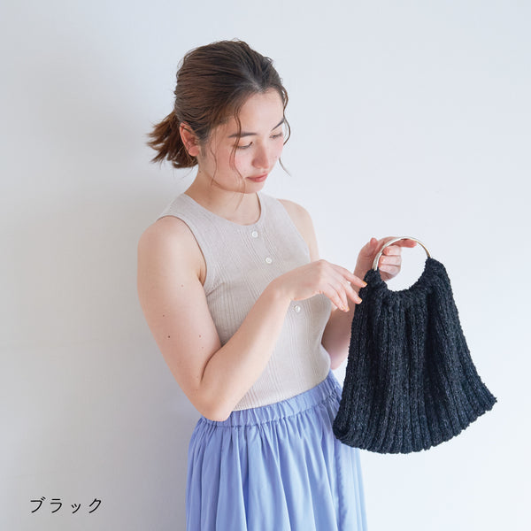 sawada itto：サワダイット-ReePAS-3×2リブニットバッグ