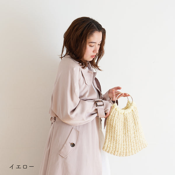 sawada itto：サワダイット-ReePAS-3×2リブニットバッグ