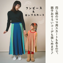 ami amie : マルチカラーストライプAラインワンピース/253022