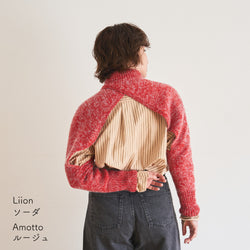 sawada itto：サワダイット-Amotto×Liion-ハイネックボレロ