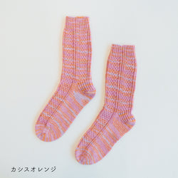 sawada itto：サワダイット-Lumelt-地模様ソックス