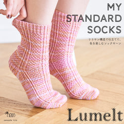 sawada itto：サワダイット-Lumelt-地模様ソックス