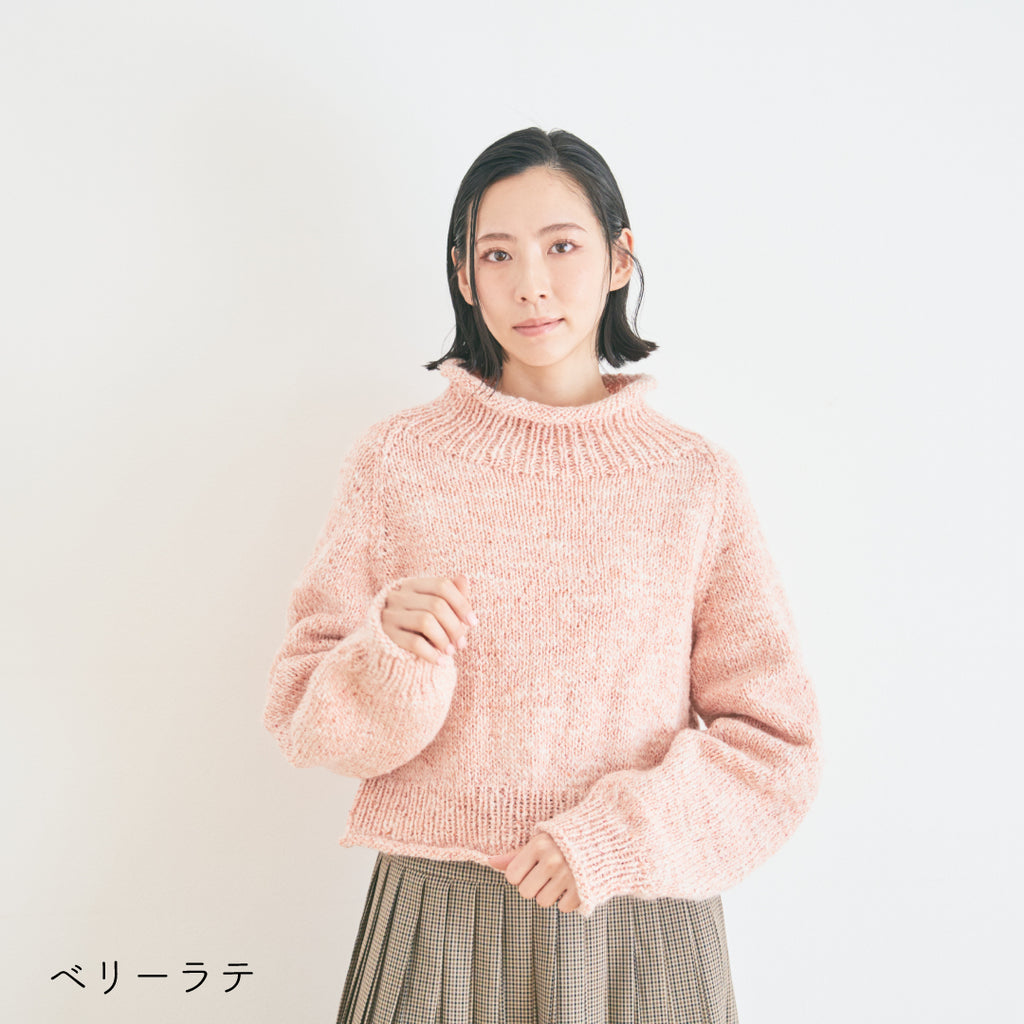 sawada itto：サワダイット-キャンディ-ハイネックプルオーバー