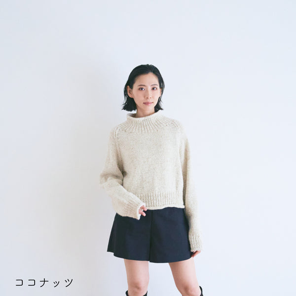 sawada itto：サワダイット-デジタル編み図2306i-15-ハイネックプルオーバー