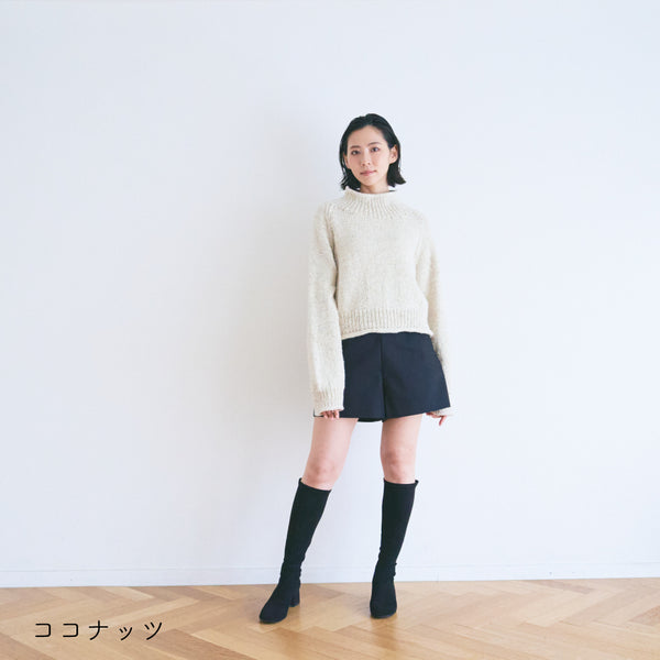 sawada itto：サワダイット-デジタル編み図2306i-15-ハイネックプルオーバー