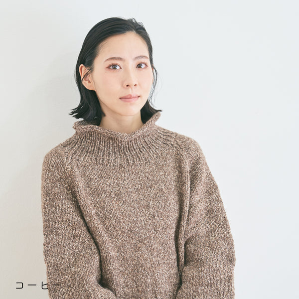 sawada itto：サワダイット-デジタル編み図2306i-15-ハイネックプルオーバー