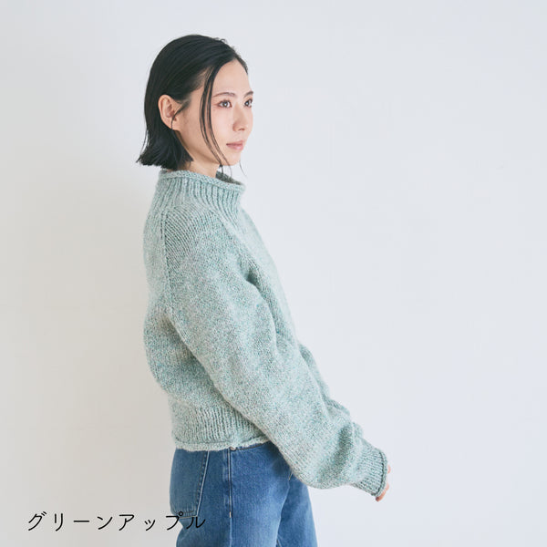sawada itto：サワダイット-デジタル編み図2306i-15-ハイネックプルオーバー
