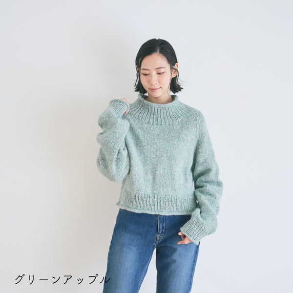 sawada itto：サワダイット-キャンディ-ハイネックプルオーバー