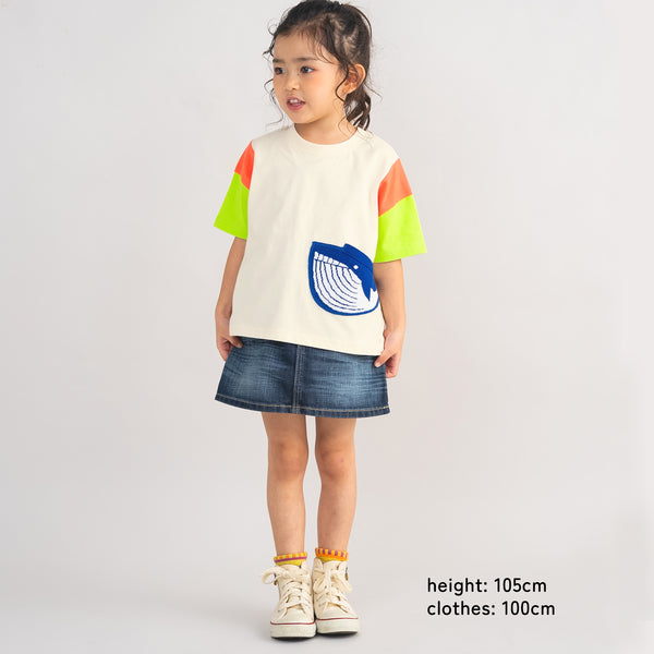 ami amie : クジラポケットTシャツ/261004