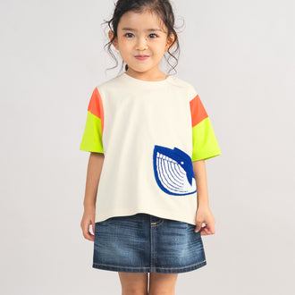 ami amie : クジラポケットTシャツ/261004