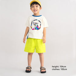 【キッズ&ママサイズ】ami amie : キツネザルアートTシャツ/261005
