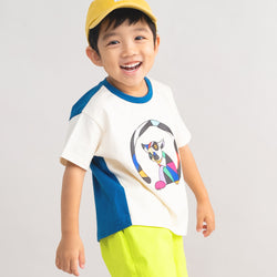 【キッズ&ママサイズ】ami amie : キツネザルアートTシャツ/261005