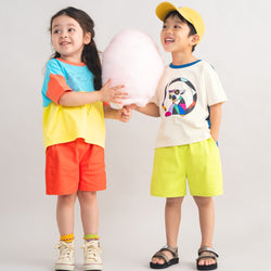【キッズ&ママサイズ】ami amie : キツネザルアートTシャツ/261005