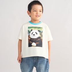 【キッズ&ママサイズ】ami amie : モナ・パンダTシャツ/261007