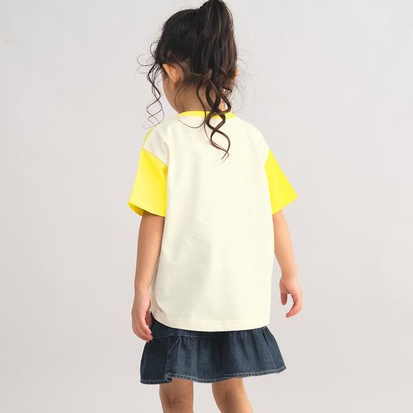 【キッズ&ママサイズ】ami amie : キズクマ刺繍Tシャツ/261008