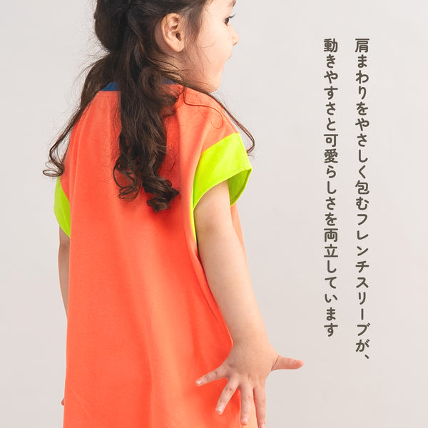 ami amie : パンダフレンチスリーブTシャツワンピース/261011