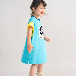 ami amie : パンダフレンチスリーブTシャツワンピース/261011