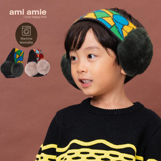 ami amie : ステンドグラス柄耳当て/263029
