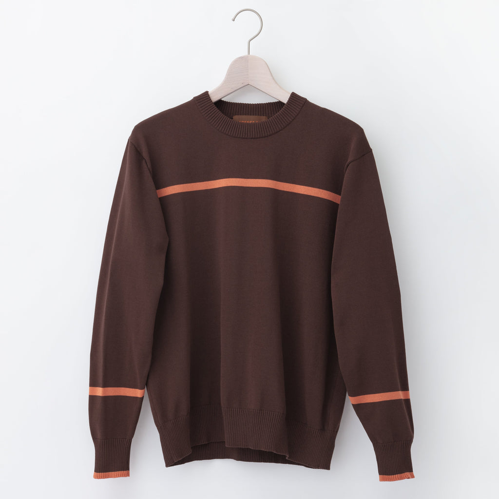 PERFECT TAN｜《SALE》ハリーストレッチ 12Gニット ライントップス〈MENS〉