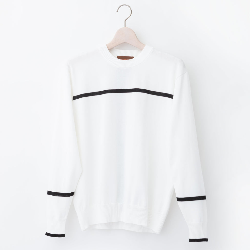 PERFECT TAN｜《SALE》ハリーストレッチ 12Gニット ライントップス〈MENS〉