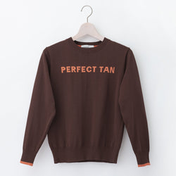 PERFECT TAN｜《SALE》ハリーストレッチ 12Gニット ロゴトップス〈WOMENS〉