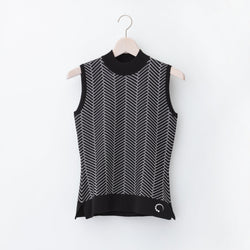 《SALE》ハリーストレッチ 12G ジャガードニット ベスト〈WOMENS〉