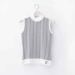 《SALE》ハリーストレッチ 12G ジャガードニット ベスト〈WOMENS〉