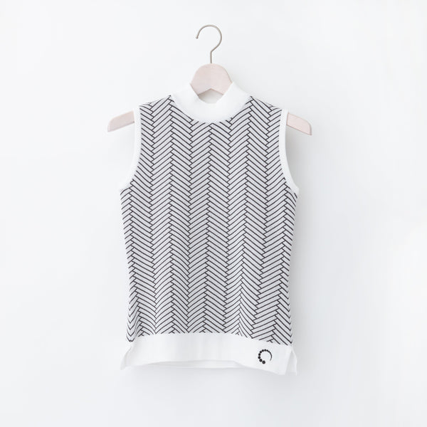 《SALE》ハリーストレッチ 12G ジャガードニット ベスト〈WOMENS〉