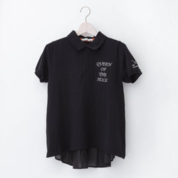 PERFECT TAN｜《SALE》ハイゲージニットポロ バックフレアトップス〈WOMENS〉