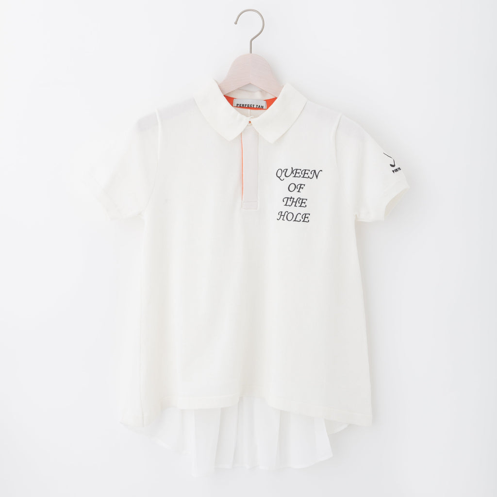 PERFECT TAN｜《SALE》ハイゲージニットポロ バックフレアトップス〈WOMENS〉