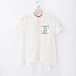 PERFECT TAN｜《SALE》ハイゲージニットポロ バックフレアトップス〈WOMENS〉