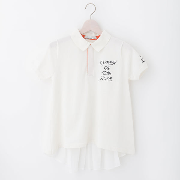 PERFECT TAN｜《SALE》ハイゲージニットポロ バックフレアトップス〈WOMENS〉