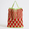 marusawa:D'eco Bag/和紙糸xリサイクルポリエステル　凸凹（デコボコ）ニットバッグ