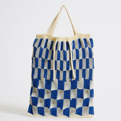 marusawa:D'eco Bag/和紙糸xリサイクルポリエステル　凸凹（デコボコ）ニットバッグ