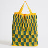 marusawa:D'eco Bag/和紙糸xリサイクルポリエステル　凸凹（デコボコ）ニットバッグ