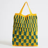 marusawa:D'eco Bag/和紙糸xリサイクルポリエステル　凸凹（デコボコ）ニットバッグ