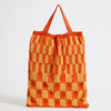 marusawa:D'eco Bag/和紙糸xリサイクルポリエステル　凸凹（デコボコ）ニットバッグ