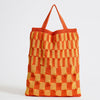 marusawa:D'eco Bag/和紙糸xリサイクルポリエステル　凸凹（デコボコ）ニットバッグ