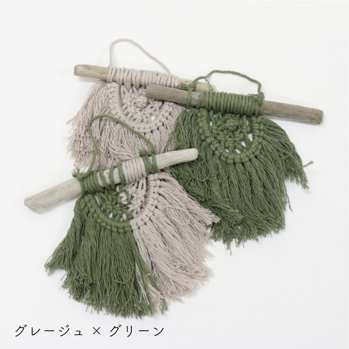 グレージュ×グリーン