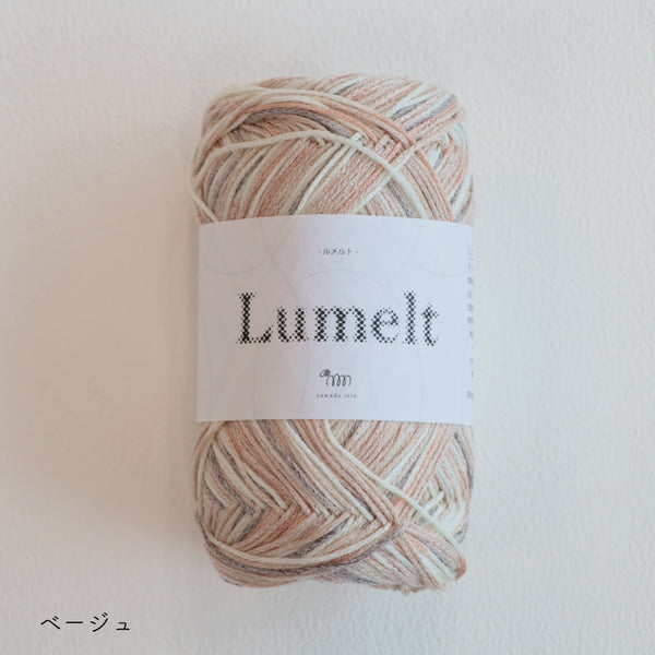 sawada itto：サワダイット-Lumelt-地模様ソックス