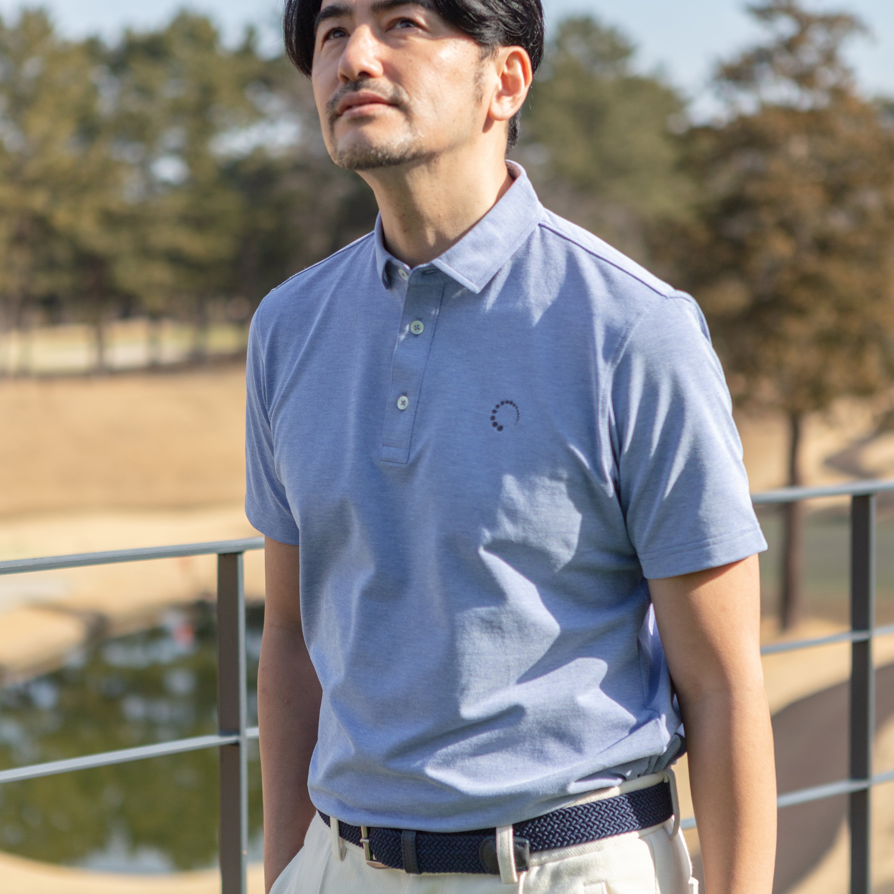 PERFECT TAN｜《SALE》シャンブレーポロシャツ 〈MENS〉