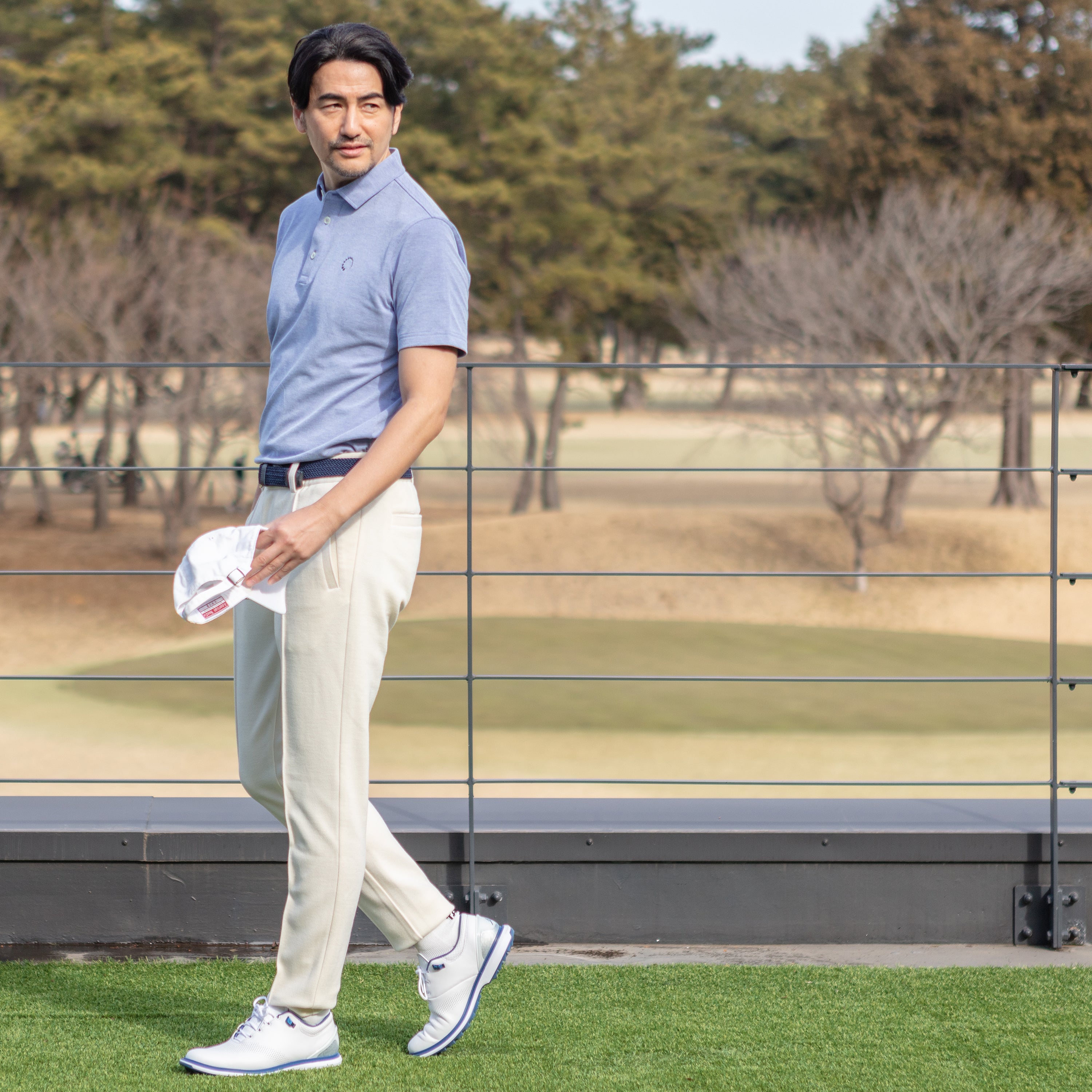 PERFECT TAN｜《SALE》シャンブレーポロシャツ 〈MENS〉