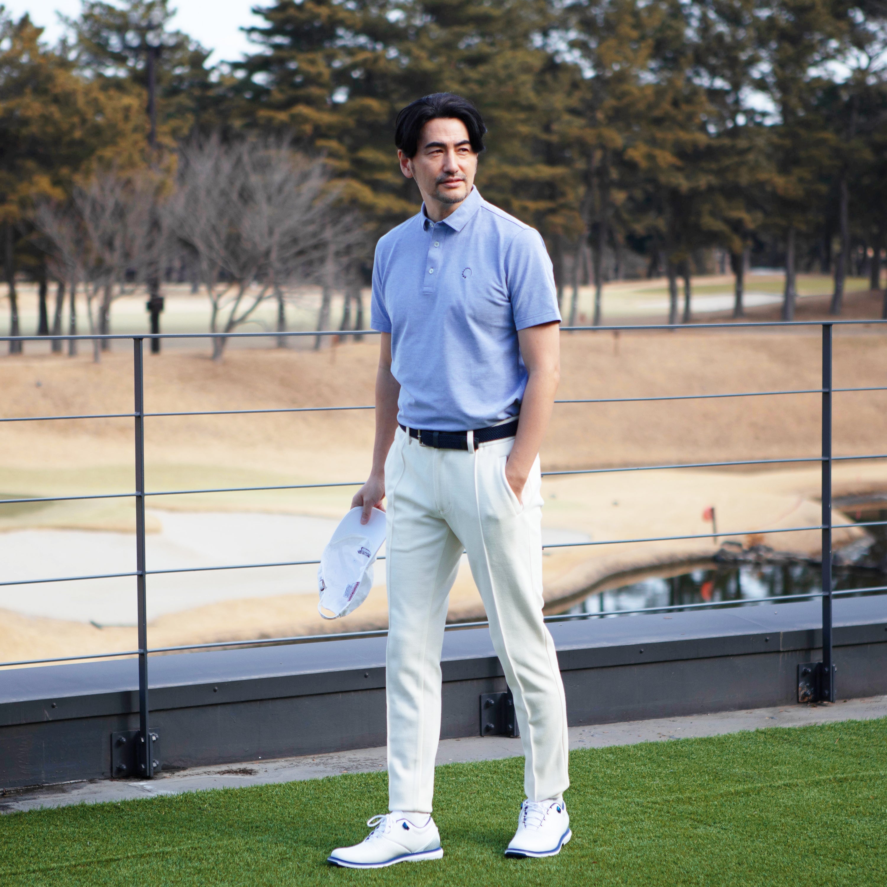PERFECT TAN｜《SALE》シャンブレーポロシャツ 〈MENS〉
