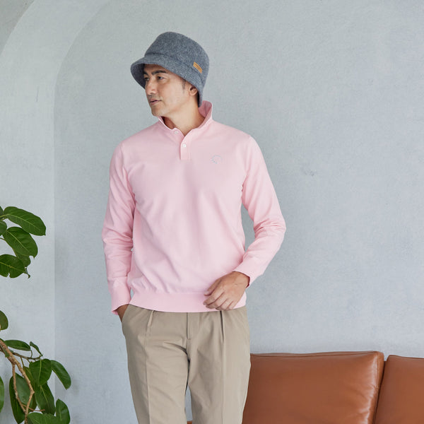PERFECT TAN｜《SALE》ロングスリーブアーガイルポロシャツ〈MENS〉