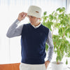 PERFECT TAN｜《SALE》コットンカシミヤアーガイルベスト〈MENS〉