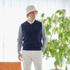 PERFECT TAN｜《SALE》コットンカシミヤアーガイルベスト〈MENS〉