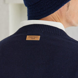 PERFECT TAN｜《SALE》アーガイルインターシャプルオーバー〈MENS〉