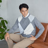 PERFECT TAN｜《SALE》アーガイルインターシャプルオーバー〈MENS〉
