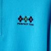 PERFECT TAN｜《SALE》カシミヤハーフジップ刺繍プルオーバー〈MENS〉
